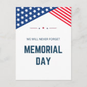 Carte Postale Journée commémorative des étoiles et des rayures p (Devant)