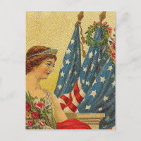 Journée commémorative patriotique vintage