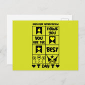 Carte Postale Journée d'appréciation des employés (Devant / Derrière)