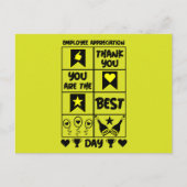 Carte Postale Journée d'appréciation des employés (Devant)