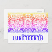 Carte Postale Journée de la liberté (Devant / Derrière)