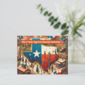 Carte Postale Journée de la Liberté Fête de l'Indépendance du Te (Debout devant)