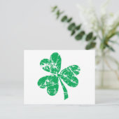 Carte Postale Journée de la Shamrock verte St. Patrick (Debout devant)