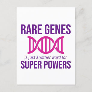 Carte Postale Journée de sensibilisation aux maladies rares Zebr