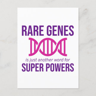 Carte Postale Journée de sensibilisation aux maladies rares Zebr