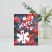 Carte Postale journée des infirmières heureuses (Debout devant)