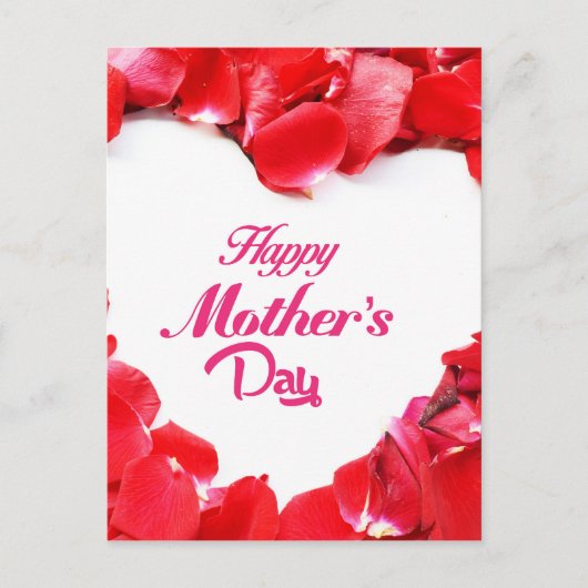 Carte Postale journée des mères (Devant)