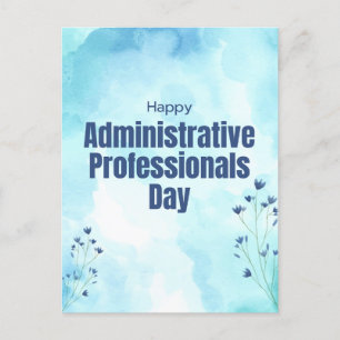 Carte Postale Journée des professionnels administratifs