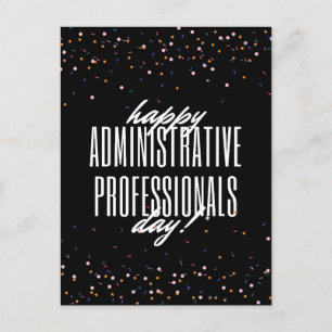 Carte Postale Journée des professionnels administratifs