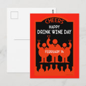 Carte Postale Journée du vin (Devant / Derrière)
