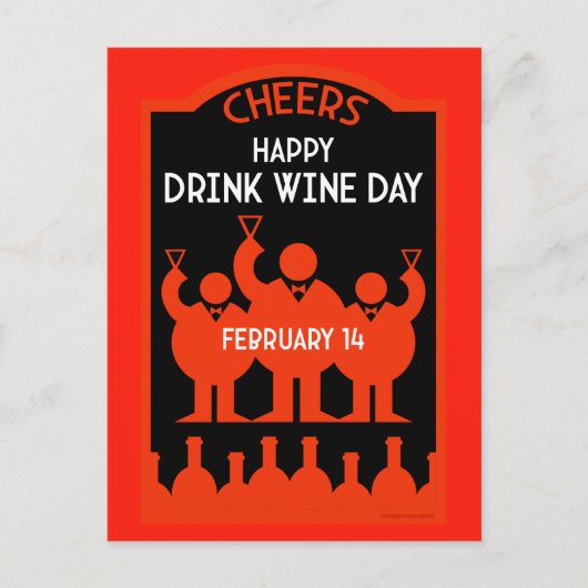 Carte Postale Journée du vin (Devant)