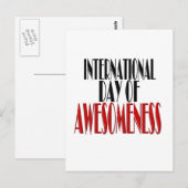 Carte Postale Journée internationale de la conscience (Devant / Derrière)