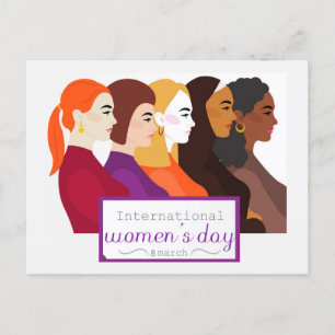 Carte Postale Journée internationale de la femme