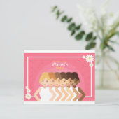 Carte Postale Journée internationale de la femme (Debout devant)