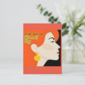 Carte Postale Journée internationale de la femme (Debout devant)