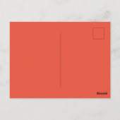 Carte Postale Journée internationale de la femme (Dos)