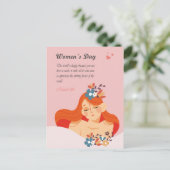 Carte Postale Journée internationale de la femme 8 mars (Debout devant)