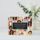 Carte Postale Journée internationale de la femme - 8 mars (Debout devant)