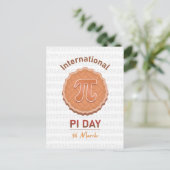 Carte Postale Journée Internationale De La Pi (Debout devant)