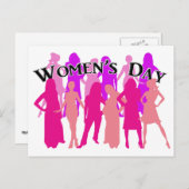 Carte Postale Journée internationale des femmes (Devant / Derrière)