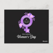 Carte Postale Journée internationale des femmes 8 mars (Dos)