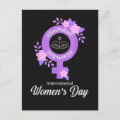 Carte Postale Journée internationale des femmes 8 mars (Devant)