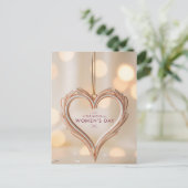 Carte Postale Journée internationale des femmes Inspirez l'inclu (Debout devant)