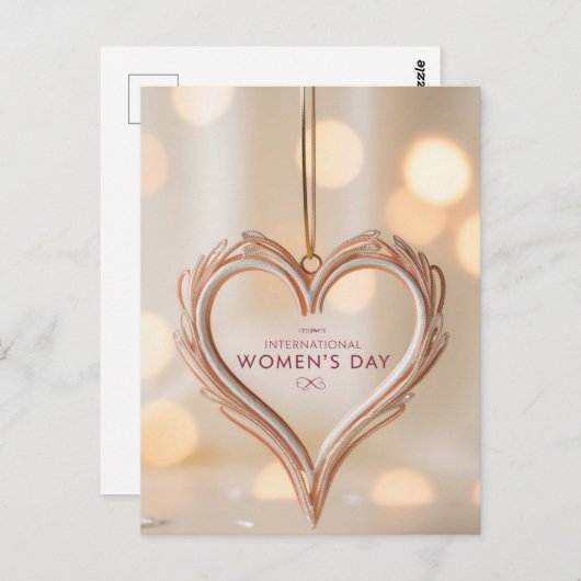 Carte Postale Journée internationale des femmes Inspirez l'inclu (Devant / Derrière)