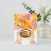 Carte Postale Journée internationale du café (Debout devant)