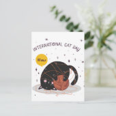 Carte Postale Journée internationale du chat (Debout devant)