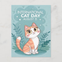 Journée internationale du chat, mignon, artistique