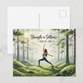 Carte Postale Journée internationale du yoga (Devant / Derrière)