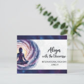 Carte Postale Journée internationale du yoga (Debout devant)