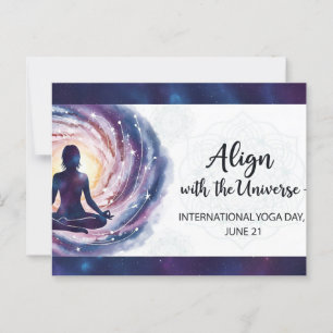 Carte Postale Journée internationale du yoga