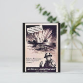 Carte Postale Journée maritime nationale (Debout devant)