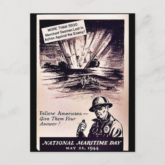 Carte Postale Journée maritime nationale (Devant)
