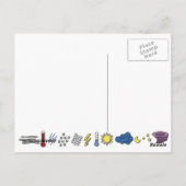 Carte Postale Journée météorologique mondiale (Dos)