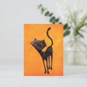 Carte Postale Journée mexicaine noire du chat mort (Debout devant)