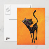 Carte Postale Journée mexicaine noire du chat mort (Devant / Derrière)