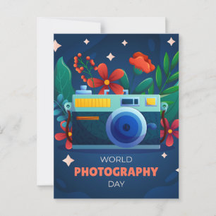 Carte Postale Journée mondiale de la photographie