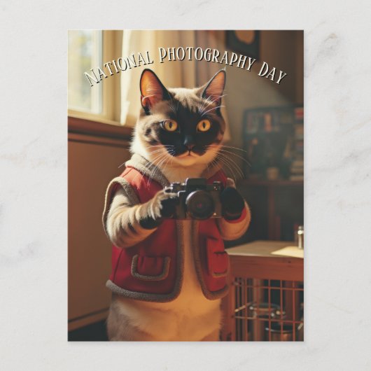 Carte Postale Journée mondiale de la photographie (Devant)
