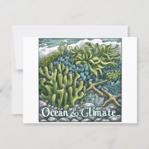 Carte Postale Journée mondiale des océans - Coral Reef and Clima