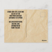 Carte Postale Journée mondiale du tabac (Dos)