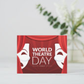 Carte Postale Journée mondiale du théâtre (Debout devant)