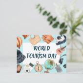 Carte Postale Journée mondiale du tourisme (Debout devant)