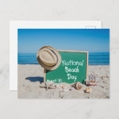 Carte Postale Journée nationale de la plage (Devant / Derrière)