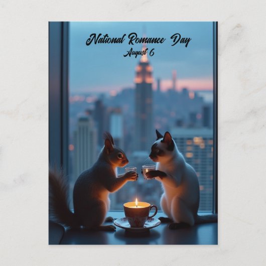 Carte Postale Journée nationale de la romance (Devant)