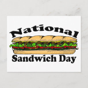 Carte Postale Journée nationale des sandwichs