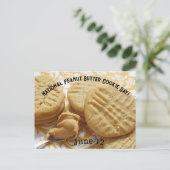 Carte Postale Journée nationale du biscuit au beurre d'arachide (Debout devant)