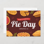 Carte Postale Journée nationale du gâteau (Devant / Derrière)